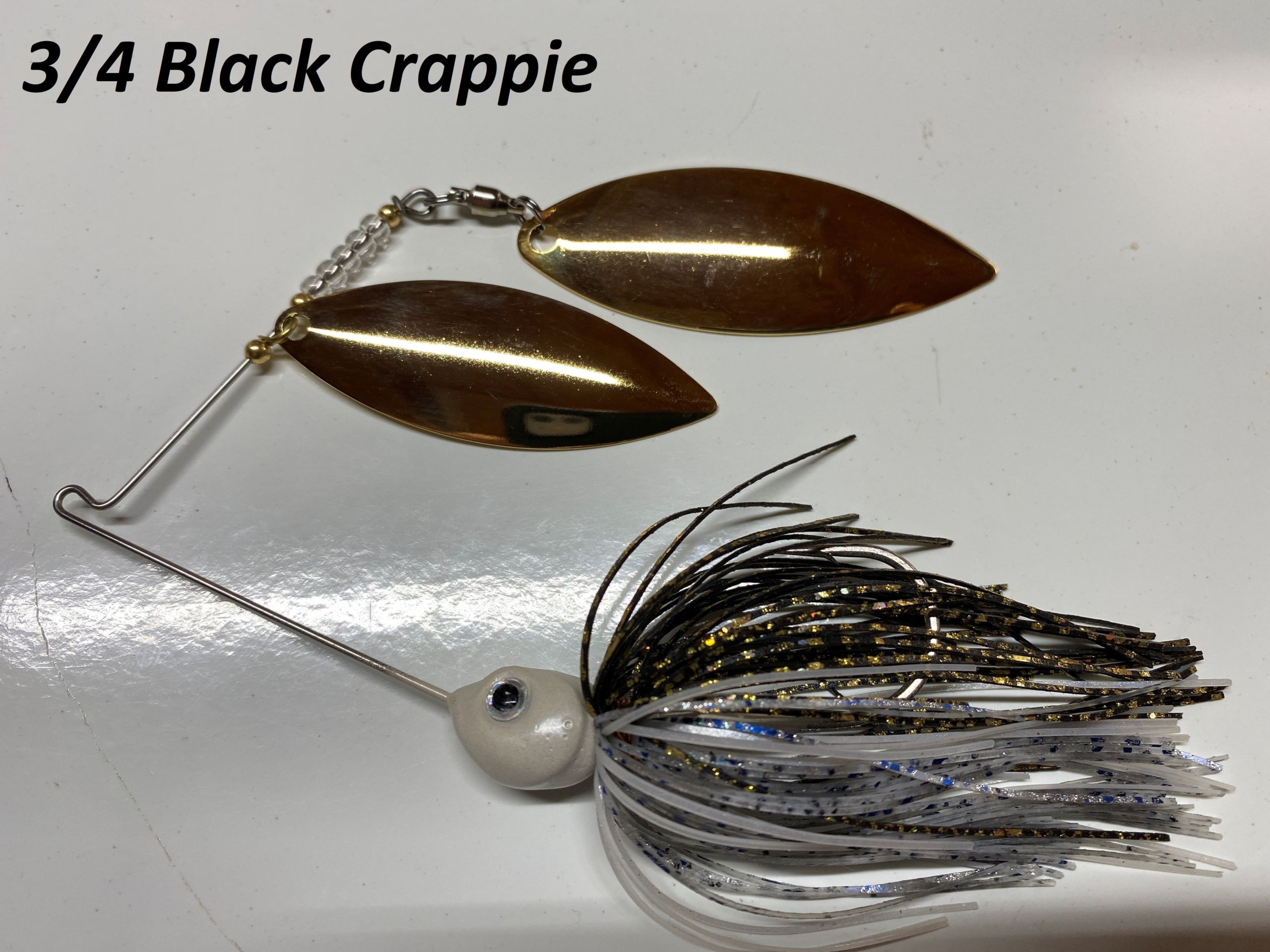 3/4 Black Crappie – Adrenaline Tackle Company 217-502-6880